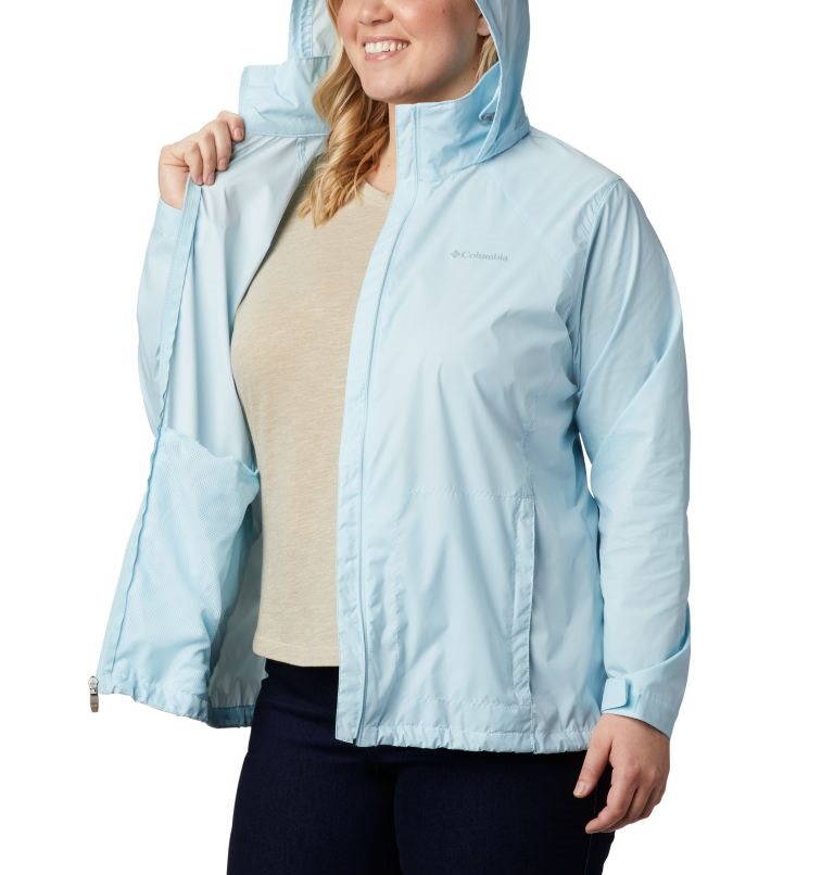 Jacheta Columbia Switchback III Dama Albastri Deschis | Plus Size GN8Z9SQ10